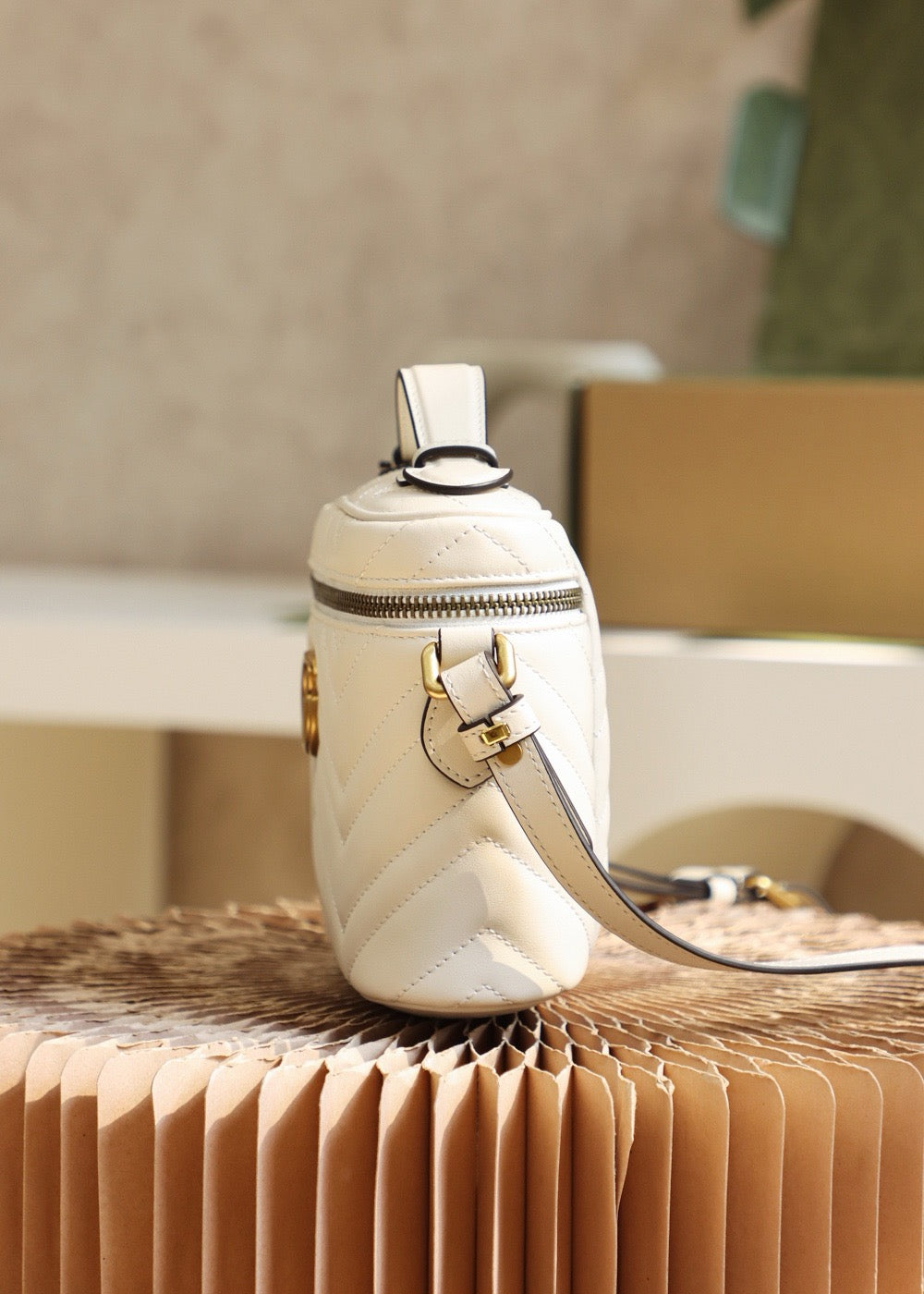 Gucci Mermont Bag White