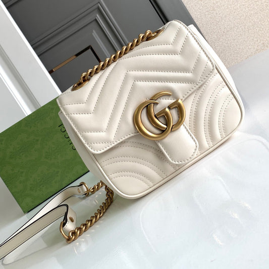 Gucci Marmont Cube White