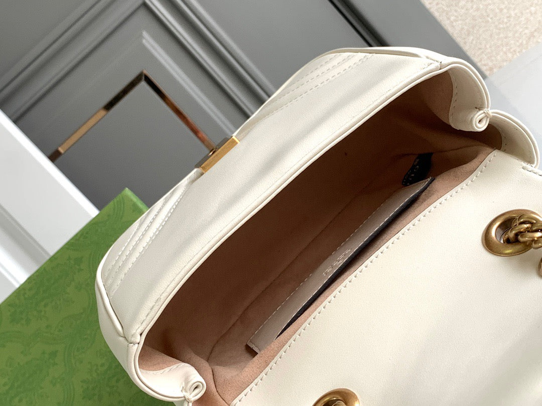 Gucci Marmont Cube White