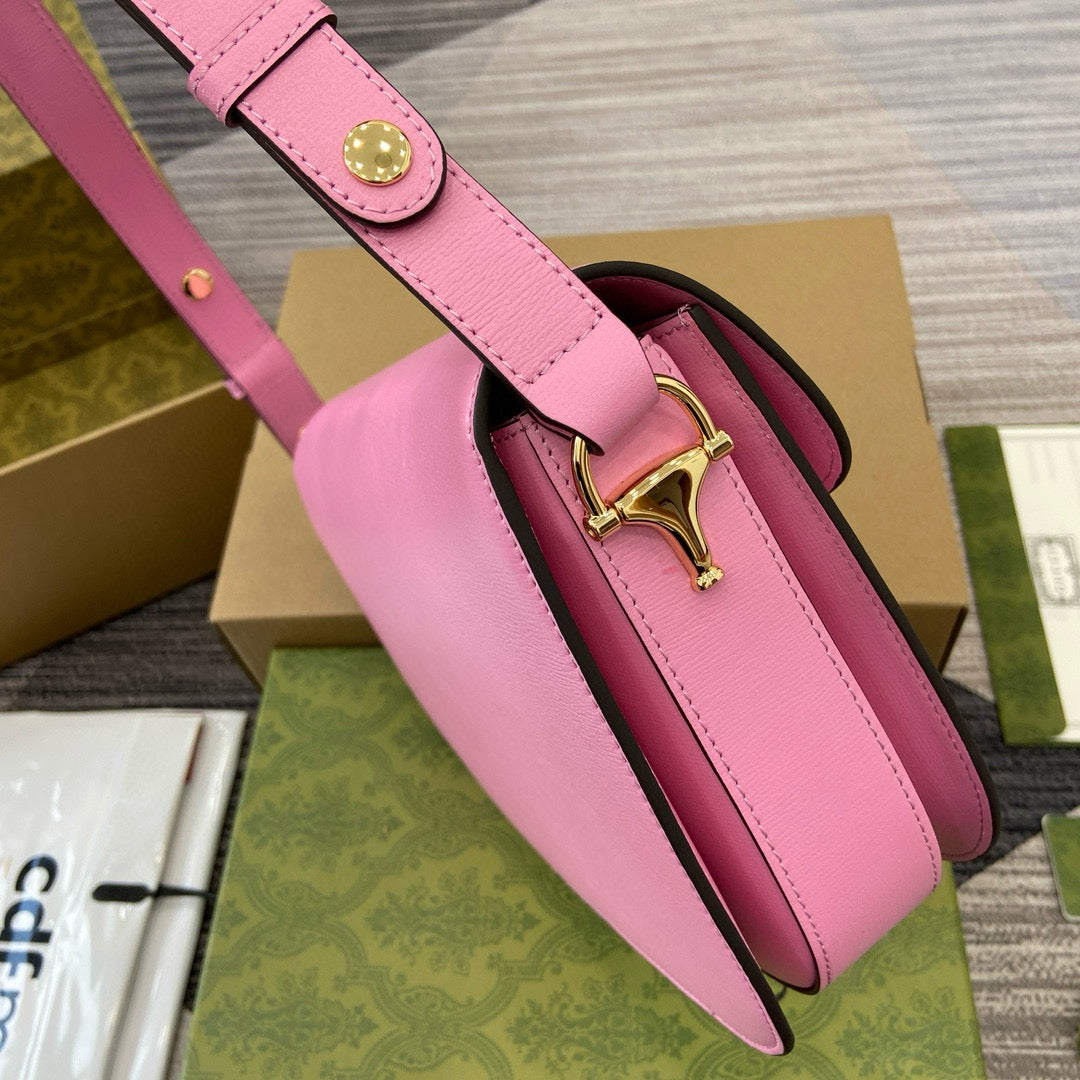 Gucci Horsebit 1955 Pink