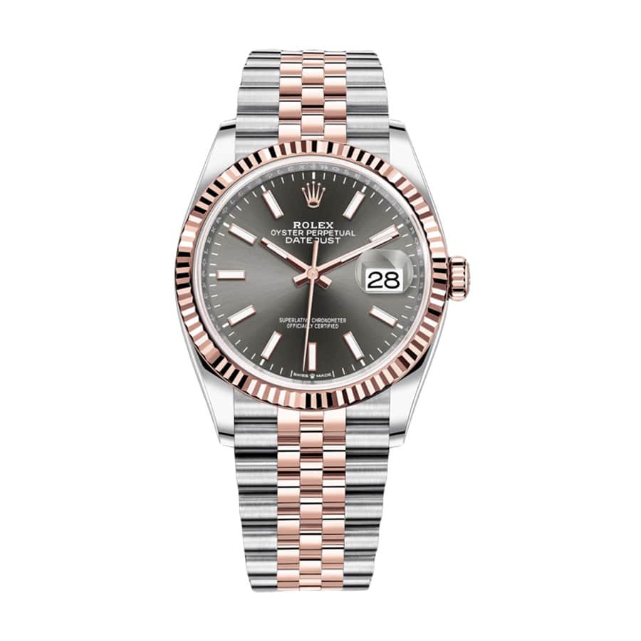 Rolex Date Just Rose Gold